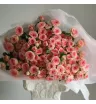 Монобукет из 25 пионовидных кустовых роз 