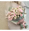 Монобукет из 19 кустовых роз Розовый лепесток 2